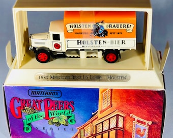 Matchbox  Models of Yesteryear collection 1932 Mercedes Benz L5 Lorry,  Great Beers of World 'HOLSTEN'  YGB06