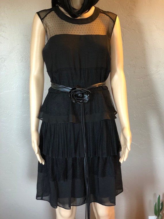 Vintage S.L. Fashions 90's Black Dress, Woman's S… - image 5