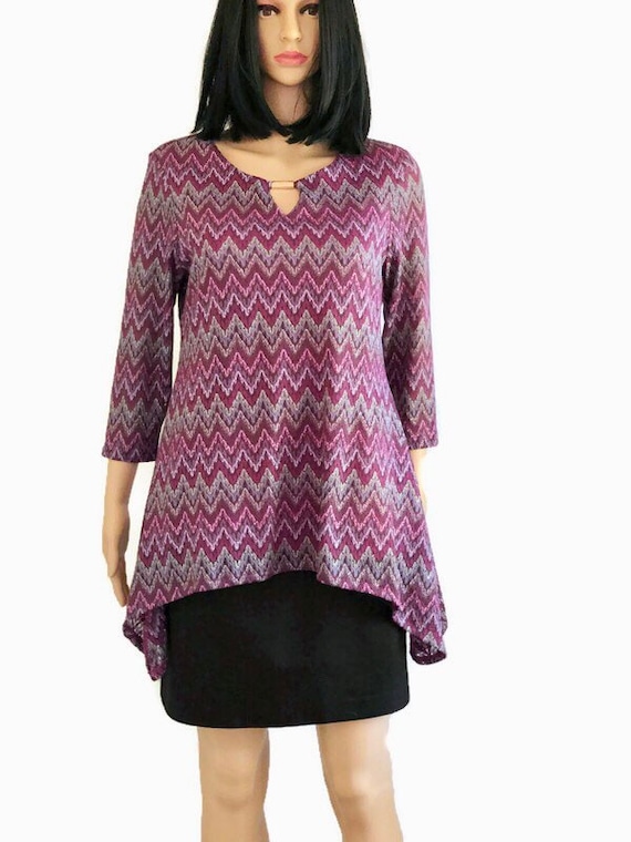 lavender sheer top