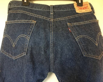 505 Straight fit Levi's jeans W34 L34 Dark denim blue