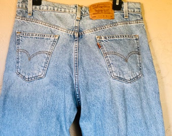 Jean Levi's 505 Homme Droit Lightwash - Taille W34 L34 - Occasion Très Bon état