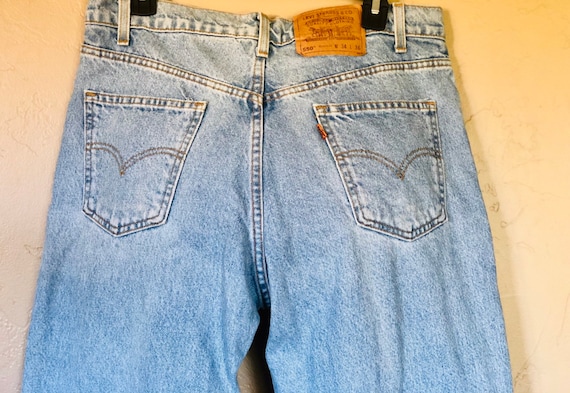 orange tab levis 550