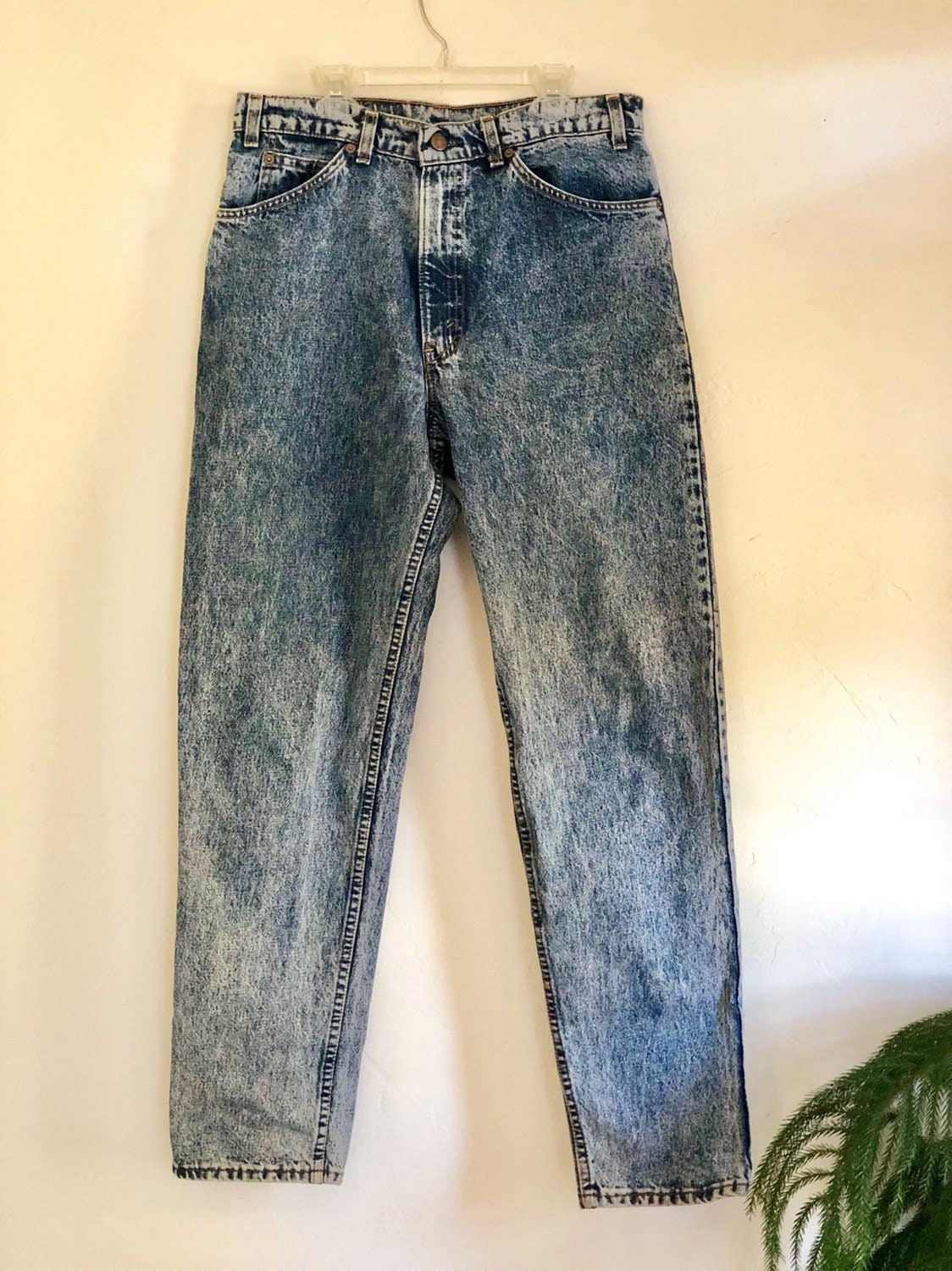 S*U様 W34 L30 90s Levis DEADSTOCK 550-415 Vintage 561 Levi's W34 L32, Orange Tab, Made in USA, High