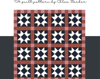 Juniper Quilt Pattern | Modern Beginner Quilt Pattern | PDF Quilt Pattern | Nature Inspired Quilt | Instant Download