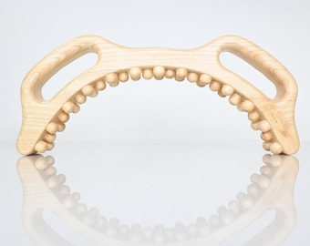 Wood Therapy Half Moon Tool, Wooden Massage Brush, Maderoterapia Body Sculpting Tool