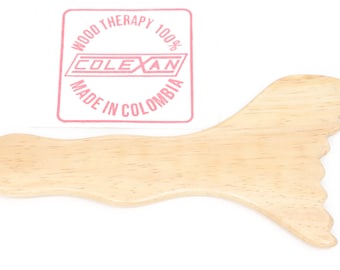 Wood Therapy Body Gua Sha Mermaid Tail Contouring Board Maderoterapia Colombiana Sculpting Tool