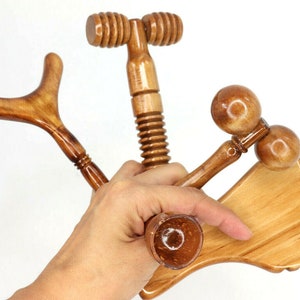 Wood Therapy Maderoterapia Facial Kit 5 Pieces Face Wood Massage Professional