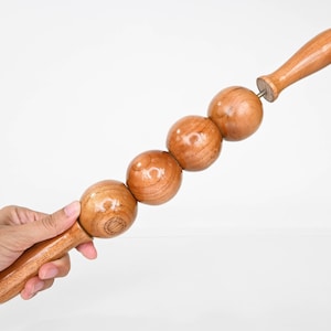 Wood Therapy Maderoterapia Rodillo Bolas Cellulite Fascia Roller Muscle Roller Stick
