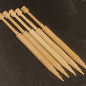 Thin guatambu bobbins with a long tip of 13 cm