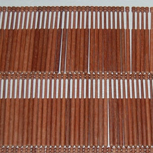 Massaranduba bobbins of 10, 13 cm and 15 cm 8 mm/50 or 150 or massaranduba 10.13 cm and 15 cm 8 mm bobbins
