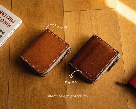 Small shop brown wallet