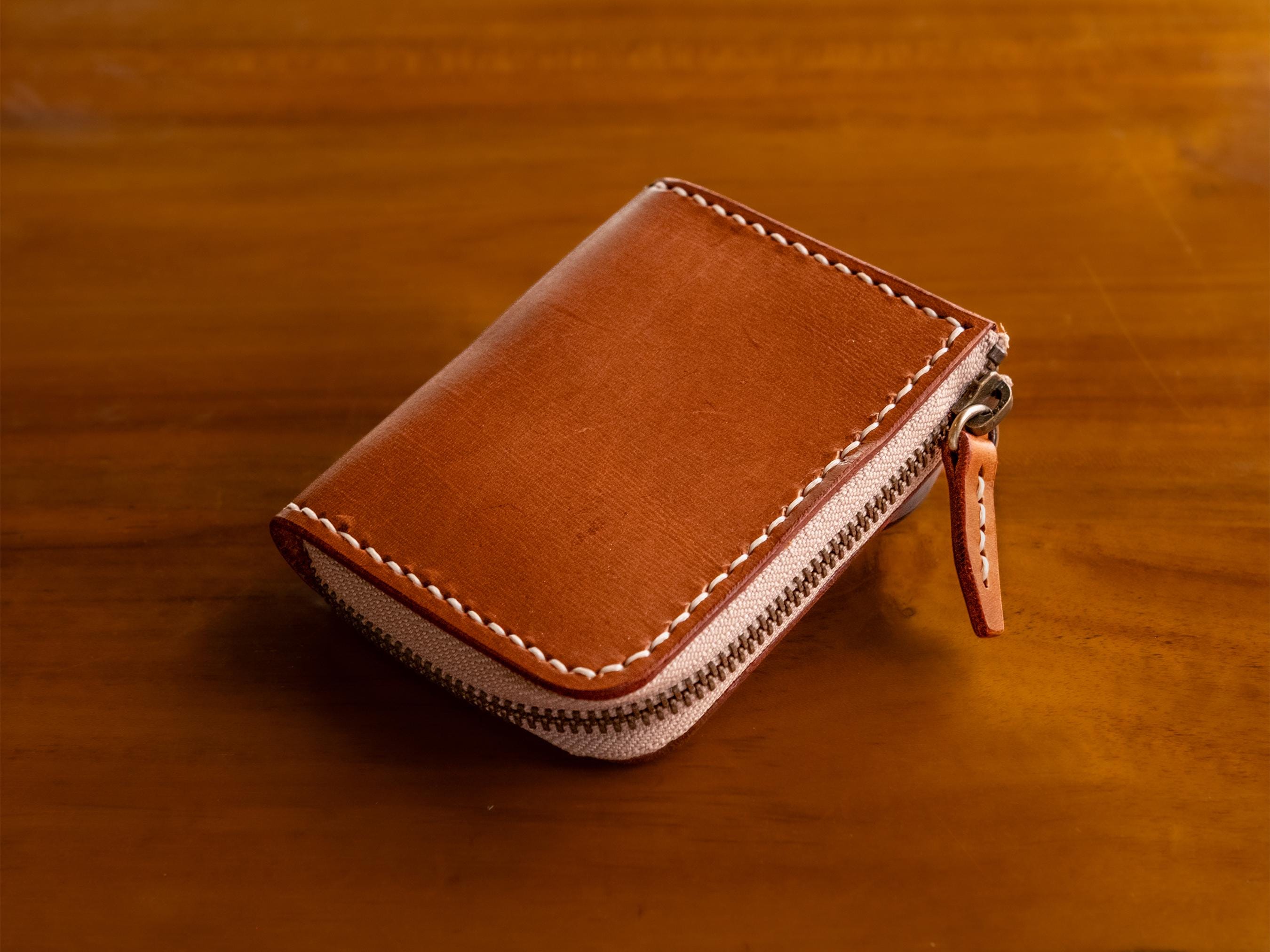Half Zipper Wallet - Etsy