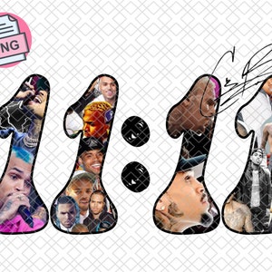 Chris Brown 11:11 Tour, Chris Brown Concert PNG File, Chris Brown Shirt Transfer Download, Breezy PNG