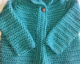 Baby Sweater Aqua