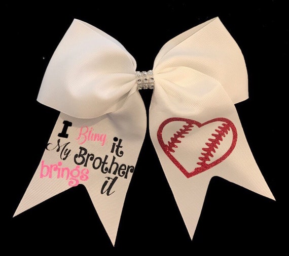Baseball Sister Bow / Softball Sister Bow / Custom Baseball Etsy