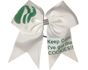 Girl Scout Bow/Personalized Girl Scout Bows/Custom Girl Scout Bows/Girl Scout/Hair Bows/Personalized Bows