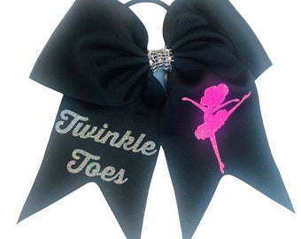 Ballet Bow with Name / Ballet Bows / Custom Ballet Bows / Ballet Bow / Hair Bows / Personalized Bows / Dance Bow