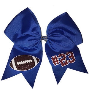 Football Cheer Bow / Cheer Bow / Football Bows / Custom Football Bows / Football Bow / Hair Bows/Personalized Bows