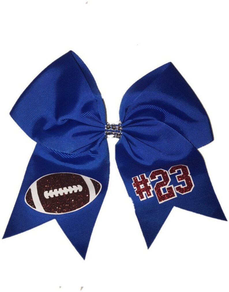 Football Cheer Bow / Cheer Bow / Football Bows / Custom Etsy