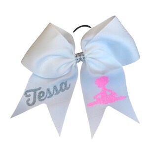 Ballet Bow with Name / Ballet Bows / Custom Ballet Bows / Ballet Bow / Hair Bows / Personalized Bows / Dance Bow