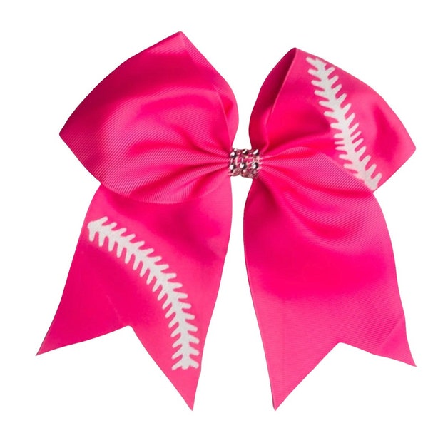 Softball Bows/Pink Softball Bows/Pink Cheer Bows/Pink Soccer Bows/Pink Hair Bows/Solid Color Pink Bows