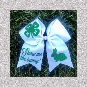 4H Bow/Personalized 4H Bows/Custom 4H Bows/Girl Scout/Hair Bows/Personalized Bows