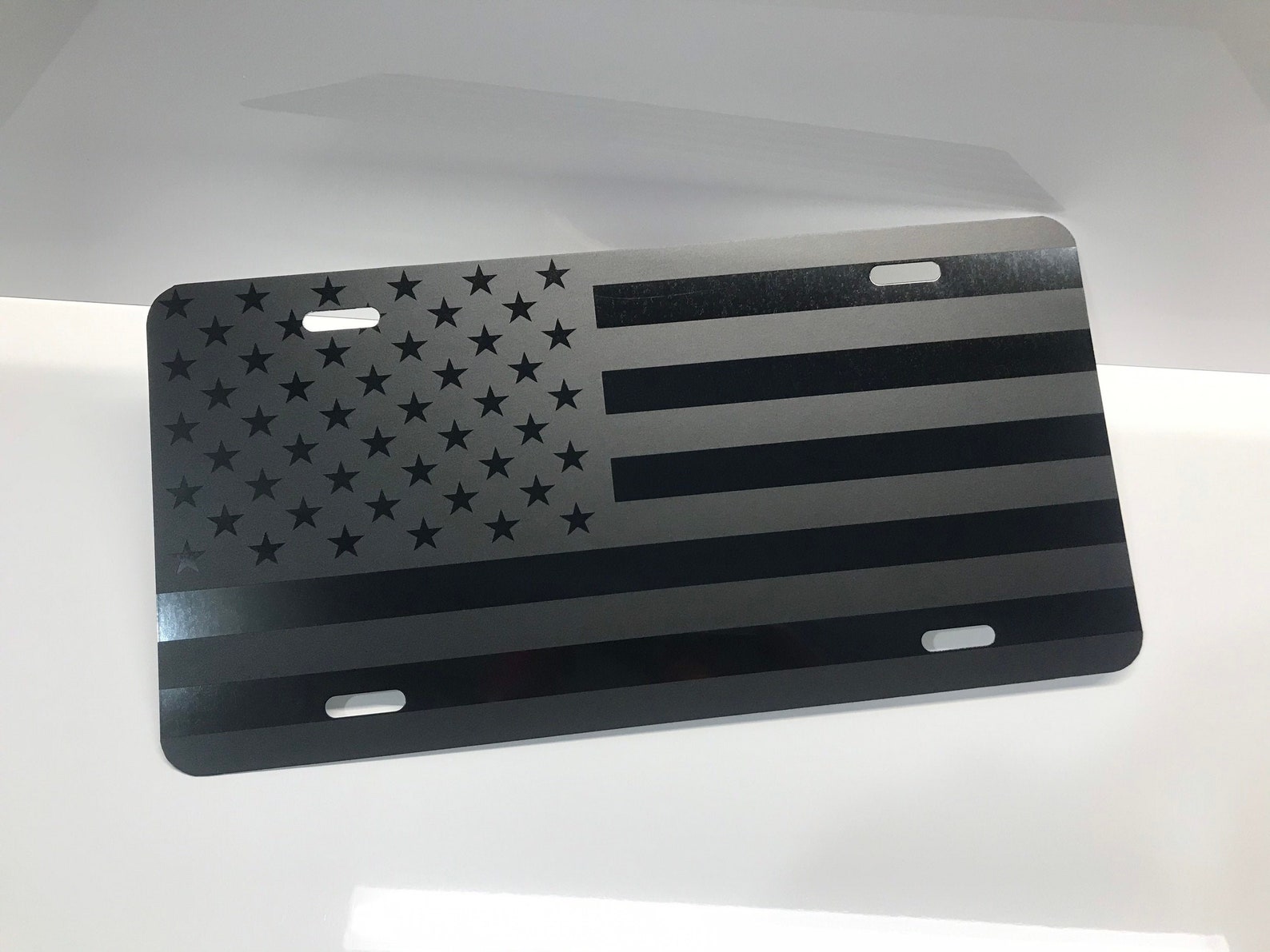 American Flag License Plate Flag Front License Plate Etsy