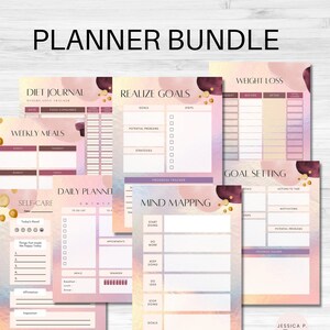 Mood Tracker, work from home, health planner, Digital planner, planner, meal planner, printable, instant download, planner, weekly planner