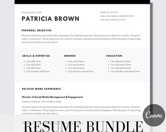 Resume Template, College resume template, CV template with photo, CV template medical, CV template professional, creative resume template