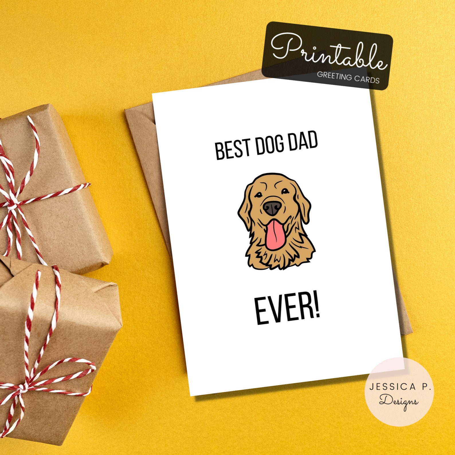Carte de papa de chien meilleur papa de chien carte drôle de - Etsy France
