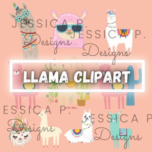 Llama clipart, llama svg, llama png, cricut, instant download, commercial use
