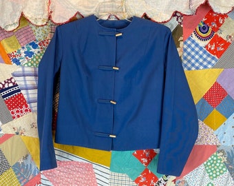 Vintage 1960's - 70's Toggle Cropped Jacket