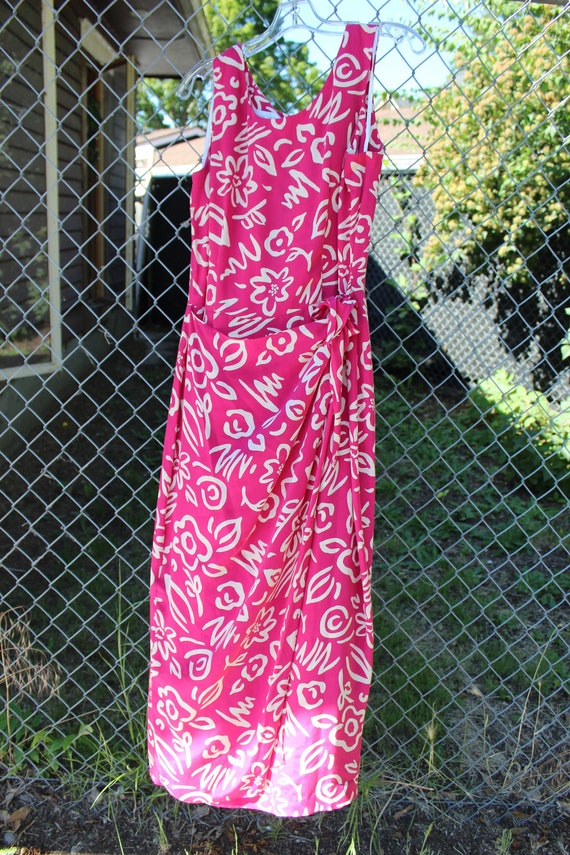 Silk Wrap Dress 1990's
