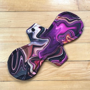 11&quot; Heavy Cotton Cloth Pads with Hidden PUL Back, Reusable Cloth Pad, Menstrual Pads
