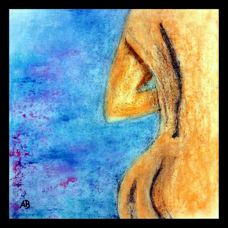 2019-34_frauenakt, Pastel Painting, Erotic, Nude, Woman, Girl ...