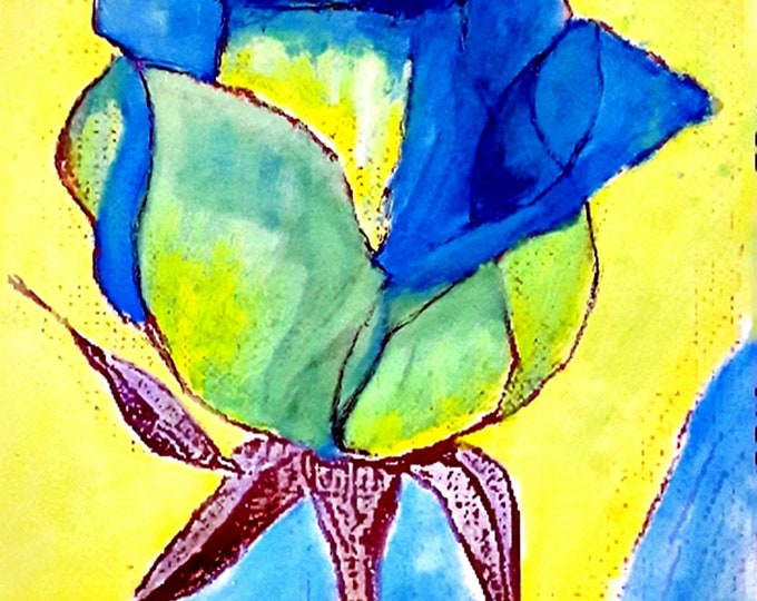 2020'07_Rose, oil painting, flower, still life, abstract, oil painting, rose petal, oil painting, modern painting, colorful