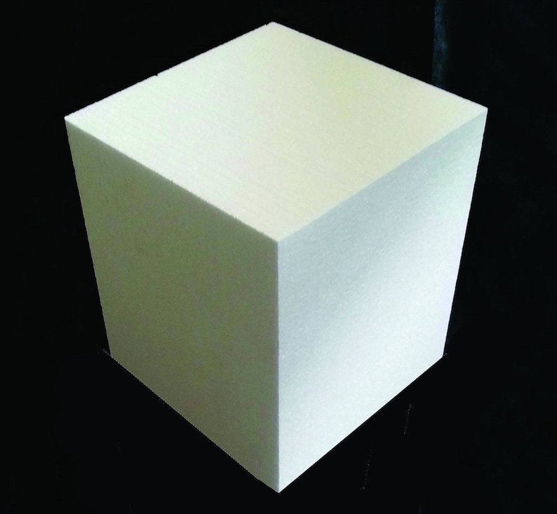 High Density Styrofoam Block 12 x 12 x 12 Etsy
