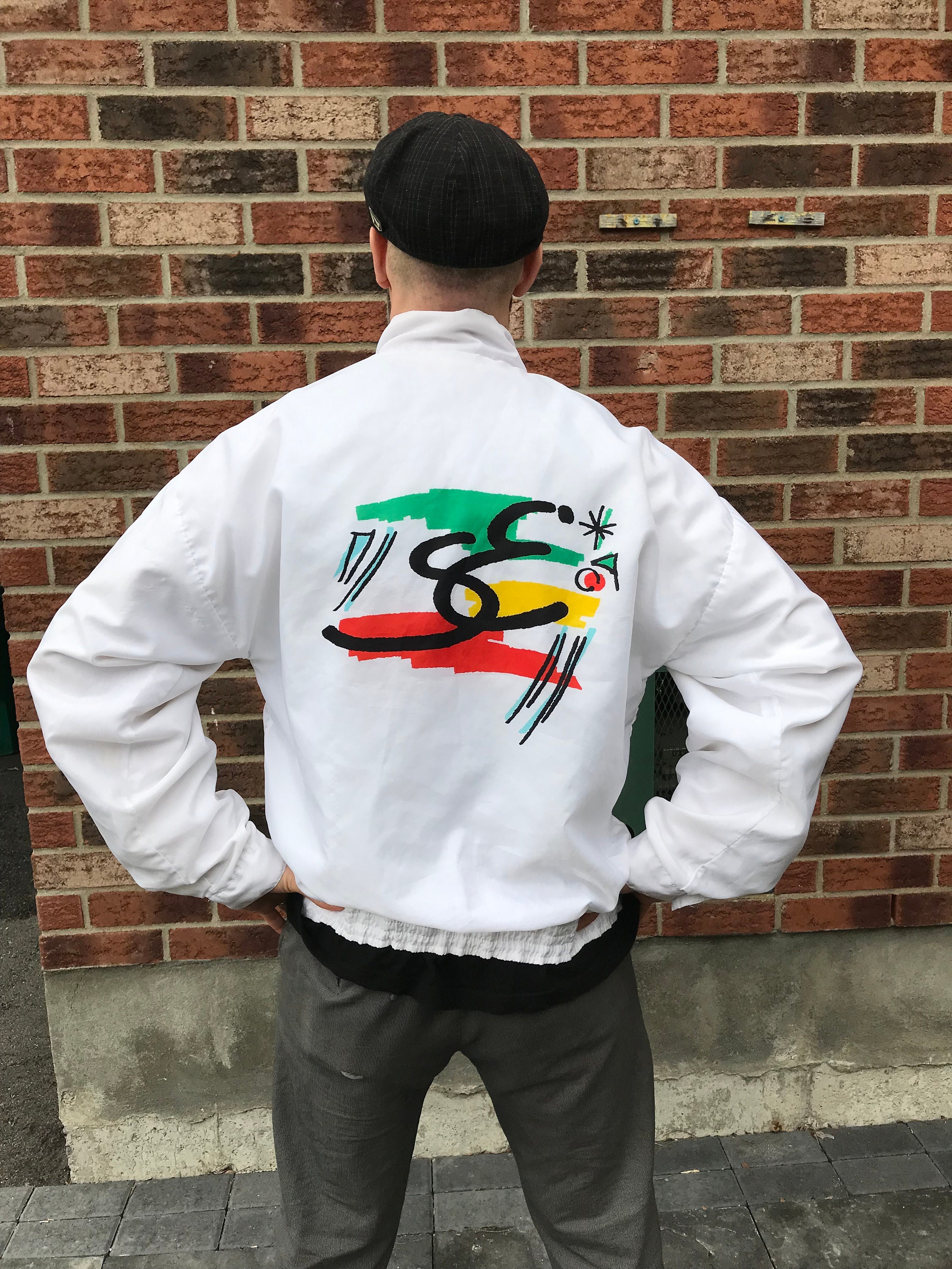 adidas graffiti jacket