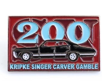 Supernatural Episode 200 Official Cast and Crew pin.