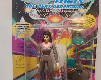 Star Trek TNG TROI Action Figure Playmates 1992 Sealed Collectible