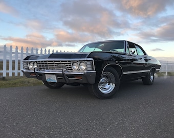 Supernatural "Baby" Venator 1967 Impala Front at Point no Point Beach