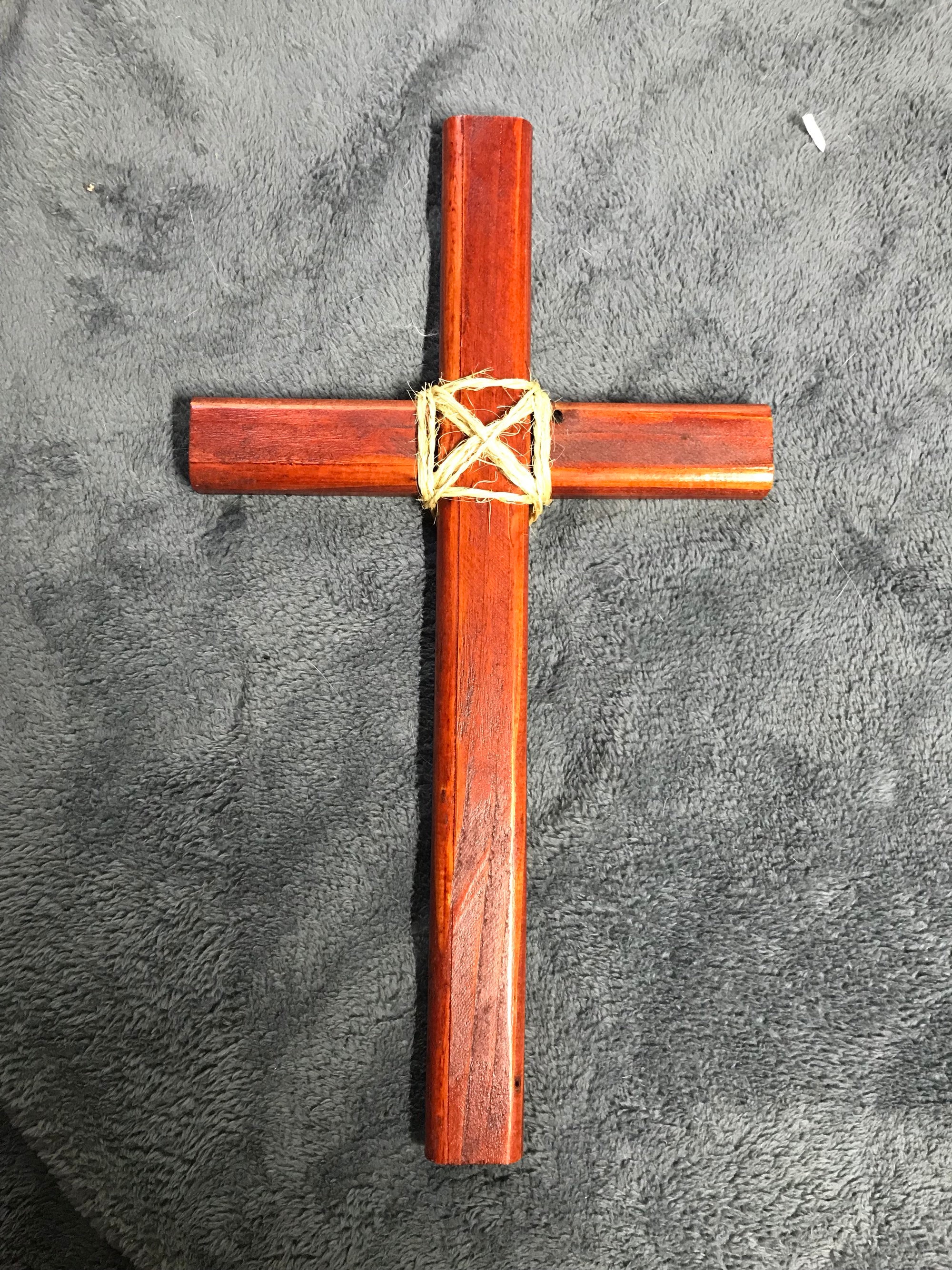 Supernatural Wood Cross Weapons Trunk Item. Made With 300+ Year