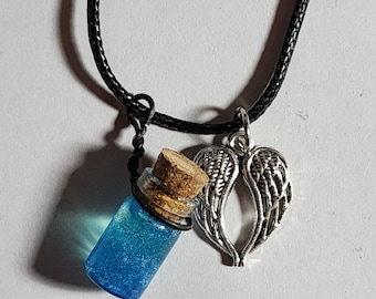 Angel Grace (Character inspired Necklace) Supernatural angel grace necklace, pendant.  Castiel grace