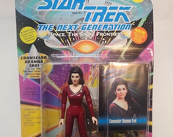 Star Trek TNG TROI Action Figure Playmates 1993 Sealed Collectible