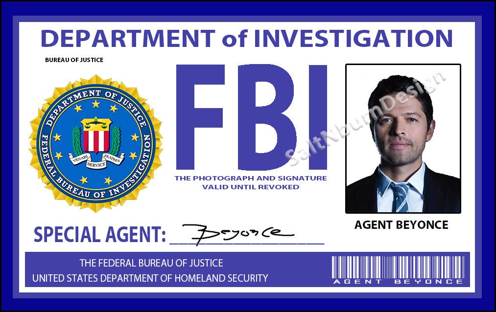 Fbi id badge - Etsy 日本