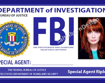 Supernatural FBI Badge "Special Agent Ripley" AKA Charlie Bradbury