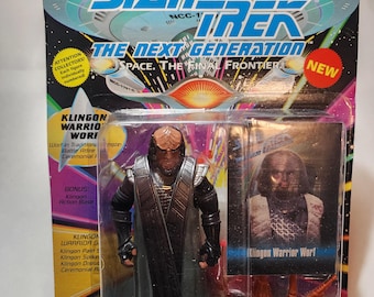 Star Trek TNG WORF Action Figure Playmates 1993 Sealed Collectible