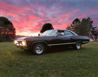 Supernatural "Baby" Venator 1967 Impala Front at Port Gamble