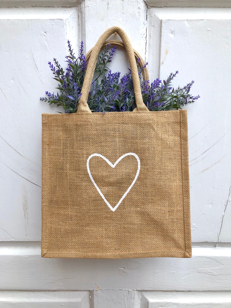 Burlap Tote Bag Jute Tote Bag Burlap Shopping Bag Jute Shopping