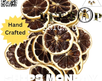 Dehydrated Fruit Slices: Lemons Cocktails Mixology Garnish ~ A Beebop Farm™ Handcrafted product ~